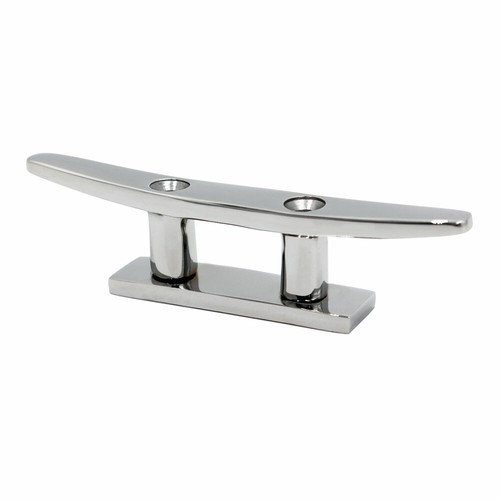 2X 4"Boat Cleat Flat Top Low Silhouette 316 Stainless Steel Marine Boat Hardware - Picture 4 of 12