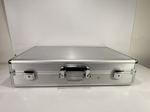 MARATHON eLIGHT Series MA-ELTS Silver Laptop Hard Case With Side Storage & Keys - Picture 5 of 14