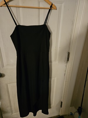 Abercrombie Fitch Vintage Black Spaghetti String Sz L Midi Dress | eBay Abercrombie Fitch Vintage Black Spaghetti String Sz L Midi Dress | eBay