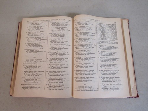 English and Scottish Popular Ballads ~ Helen Child Sargent, 1904 Cambridge Ed. - Foto 14 di 15