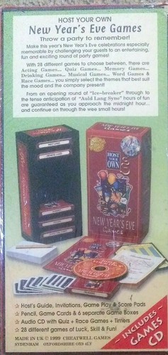 Host Your Own - Juegos de Nochevieja de Suerte, Habilidad y Diversión - Juegos Cheatwell - Nuevo - Imagen 2 de 5