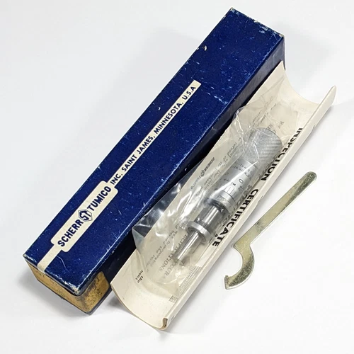 Scherr Tumico 13-1007-02 940 LN  Micrometer Head 0-0.500" - NEW OLD STOCK