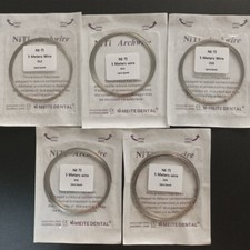 5Pack Ortho Retainer Wire Round Straight Lengths 5m Stainless Steel Dental Wires