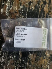 Charmilles Spacer PN: 200542916 Wire EDM; GF; NEW/Novotec 24.54.432