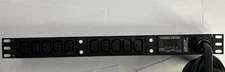 Geist 10 Port Power Strip, 24 Amp, Rack Mount Power Meter VRELCN100-103C13TL6