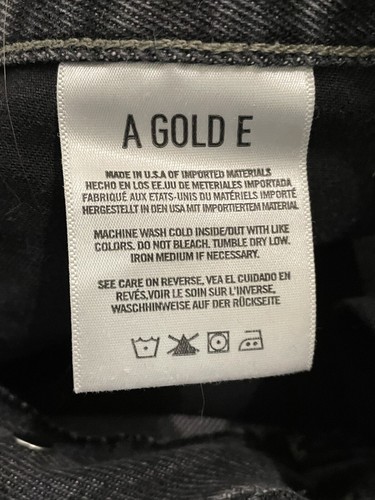 Agolde 90’s Jeans Fade Black Size 25 Button Fly High Rise - Picture 6 of 10