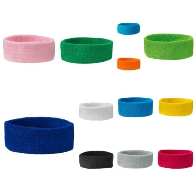 Myrtle Beach Stirnband Terry Headband Schweißband Sport Tennis 042 NEU