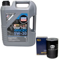 MotoröL Set 5W-30 5 Liter + ÖLfilter FüR Audi 80 100 Avant MG VW Transporter IV