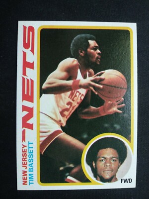1978-79 Topps Basketball Card # 96 Tim Bassett - New Jersey Nets (NM)
