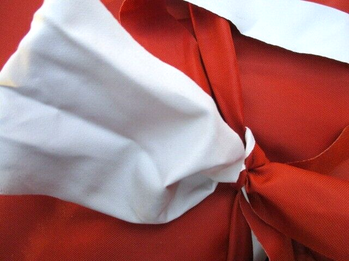 WOODLANDS 26" 66cm GREYHOUND COAT INDIAN RED NYLON OUTER / FAWN FLEECE LINING - Picture 8 of 8