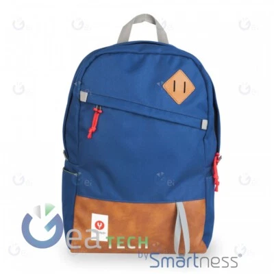 MONRAY Sac à Dos Ordinateur Portable Snipe COMPATIBILE Laptop Jusqu 15.6 " Bleu - Photo 1/3
