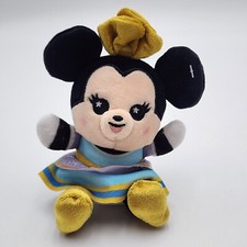 Disney Parks Wishables Walt Disney World 50th Anniversary Plush Minnie Mouse 6"