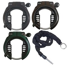 Rahmenschloß Trelock RS455 Fahrradschloß Radschloß Fahrrad + Schloßverlängerung