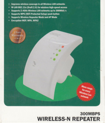 CM3 WiFi Verstärker Repeater Access Point m. 300 MBit WLAN N & GLAN + NEU in OVP