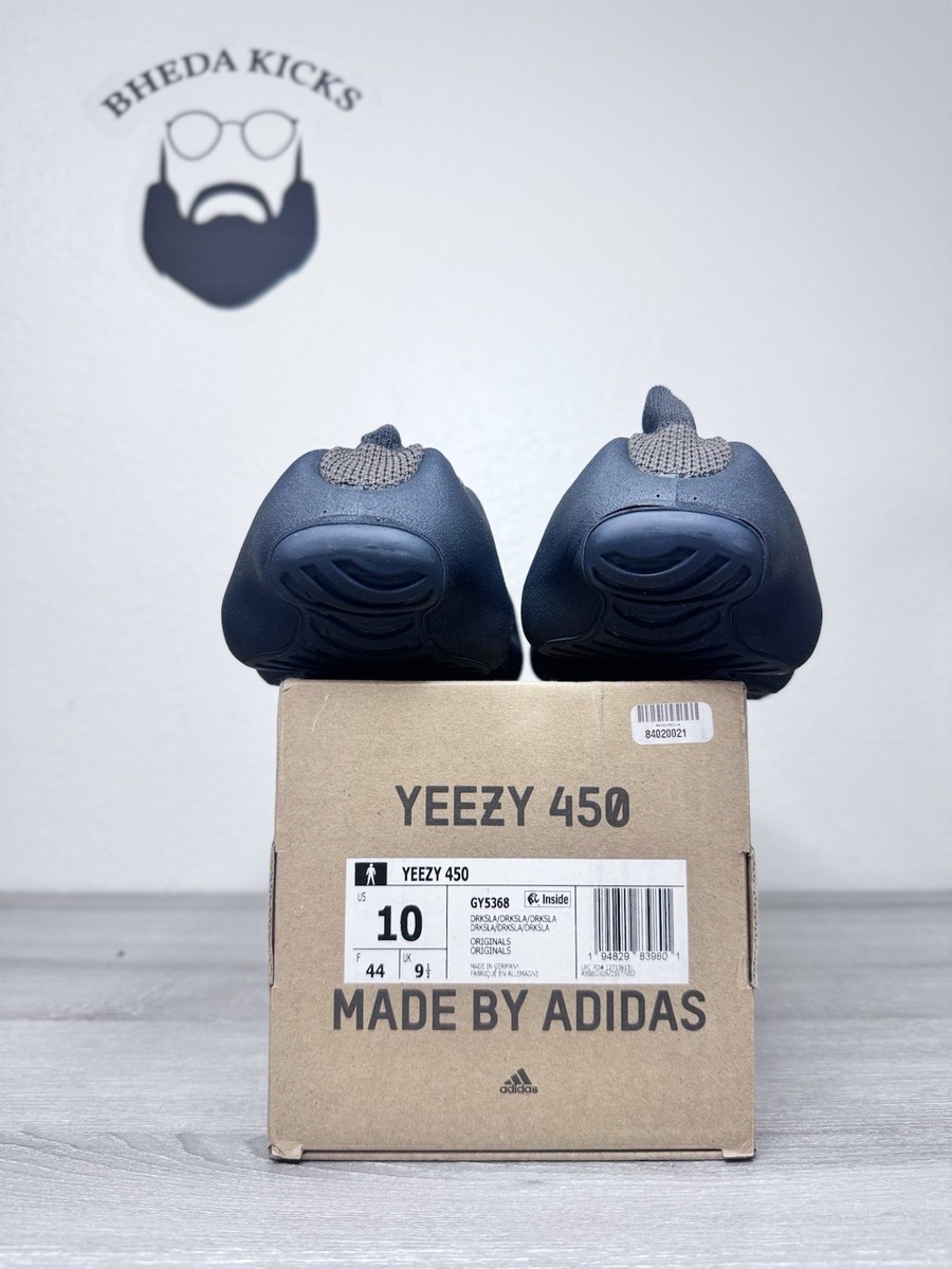 Size 10 - Adidas Yeezy 450 Dark Slate GY5368 Authentic Rare Og