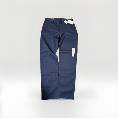Dockers Alpha Khaki Athletic Fit Men s Pants Navy Blue 33x34 Premium Edition New