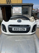 2012 CITROEN C1 FRONT BUMPER WHITE & GRILLS PAINT CODE KWD