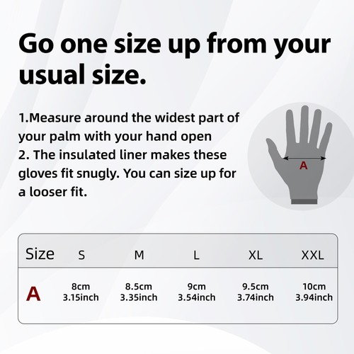 Schwer 6 Pairs Thermal Winter Work Gloves, 3/4 Double-Dipped, ANSI A2 Cut Resist - Picture 4 of 9