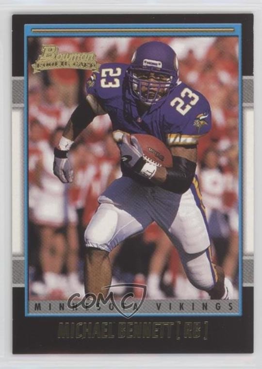 2001 Bowman Gold Michael Bennett #201 Rookie RC 10dc