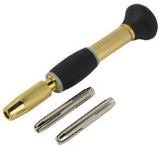 Brass Body Pin Vise Tool Pinvise Vice Mini Miniature Hand Drill Wire Gauge Small