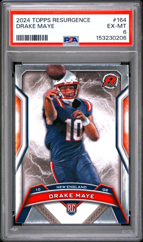 2024 TOPPS RESURGENCE #164 DRAKE MAYE ROOKIE RC PSA 6