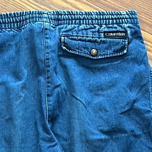 Raro jeans vintage Calvin Klein fine anni 70 primi anni 80 made in USA denim pull on 33 - Foto 3 di 9