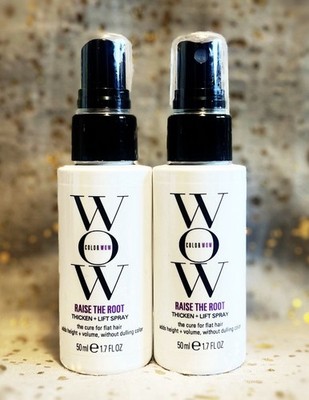 2x~Color Wow~Raise The Root~Thicken + Lift Spray~50ml/1.7oz ea~Travel Size~NWOB~
