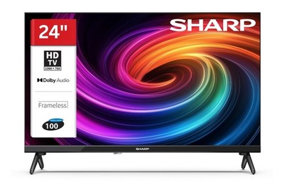 Sharp 24HA1705E 24 Zoll Fernseher LED TV HD Auflösung Triple-Tuner 2026