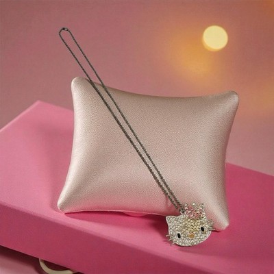 LIMITED EDITION 1990s Hello Kitty Princess Necklace by Little Lily Sanrio 18 