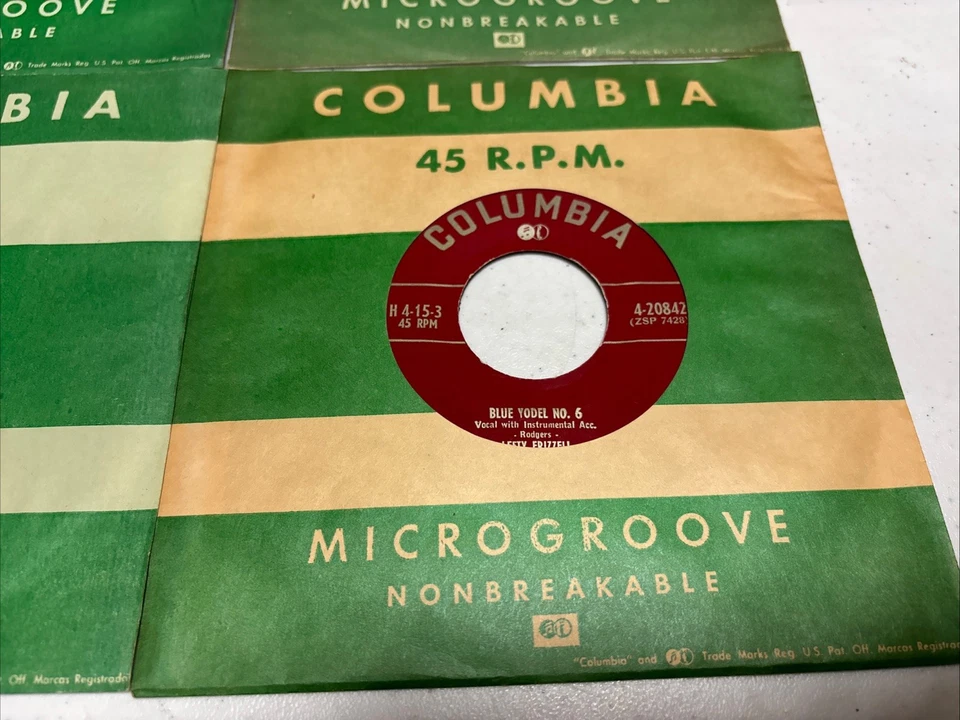 Vintage 45RPM Lefty Frizzell RARE! 1951 Columbia Box Set H-415 5 Records VG - Image 3 of 4