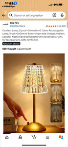 9 cordless table lamps rechargeable