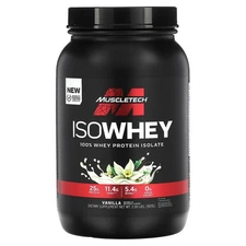 IsoWhey, 100% Whey Protein Isolate, Vanilla, 2 lbs (907 g)