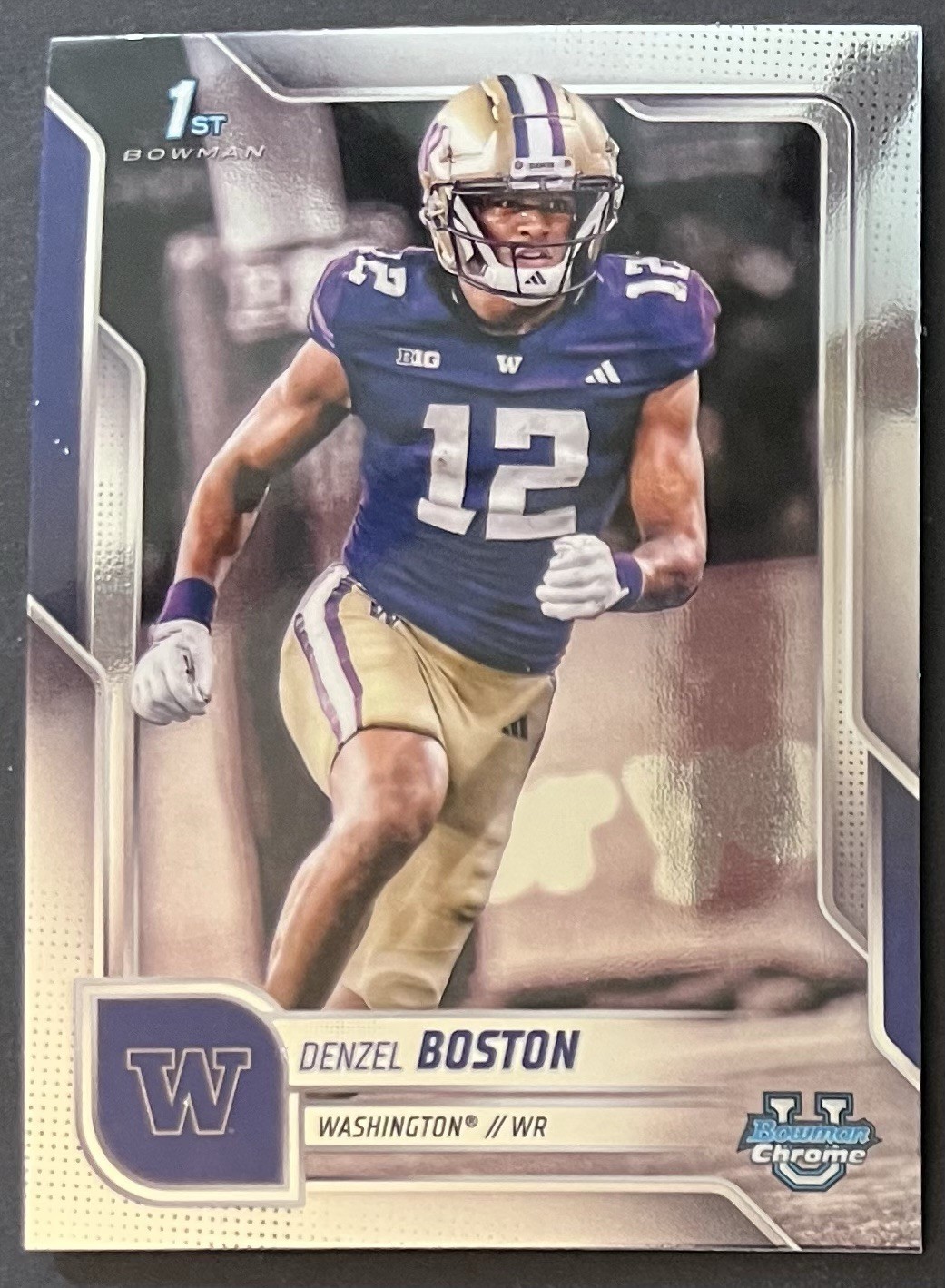 2025 Bowman U University Chrome 1st Bowman Denzel Boston