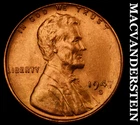 1947-S Lincoln Wheat Cent - Red  Choice Gem Brilliant Unc  No Reserve  #i6771