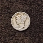 1936-D Mercury Dime Winged Liberty Head 90% Silver Fine-Condition