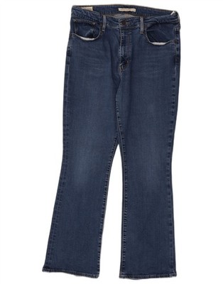 Levi's Damen 725 High Rise Bootcut Jeans W32 L30 Blau Lyocell AL07