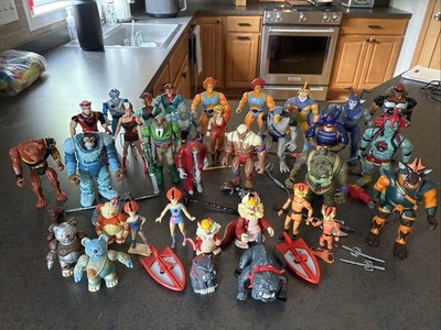 LJN Thundercats Loose Figure Lot Vintage Lion-O Cheetara Pumyra Lynx-O
