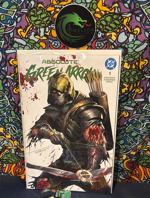 ABSOLUTE GREEN ARROW 1 Tyler Kirkham Battle Damage Exclusive Variant TRADE DRESS