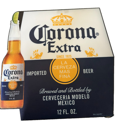Corona Extra Beer Lighted LED Beer Bottle Sign