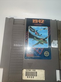 NES Game Bundle Lot  4 Games 1942, Super Mario 3, PAC Man, Ninja Gaiden
