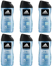 6x adidas Dynamic Pulse Duschgel, 3in1 mit holzigen Duft, 250ml