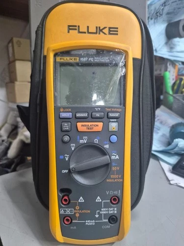 Fluke 1587 FC Insulation Multimeter True-RMS 1000V Fluke Connect Case Open Box - product listing photo