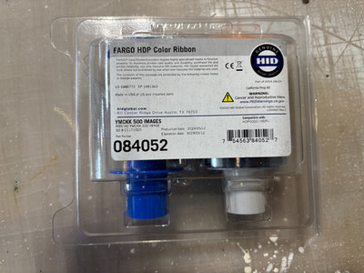 Fargo 84052 Full Color Printer Ribbon for Fargo HDP5000