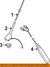 VOLKSWAGEN OEM 08-09 GTI Electrical Antenna-Antenna Mast 1J0035849E