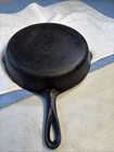 FULLY RESTORED GRISWOLD NO. 8 704J  Cast Iron Skillet SMALL LOGO ERIE, PA *FLAT*