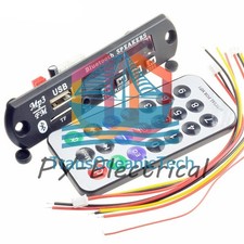 Car Wireless Bluetooth 12V MP3 WMA Decoder Board Audio Module USB TF Radio