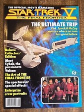 Star Trek V The Final Frontier The Official Movie Magazine 1989 Starlog
