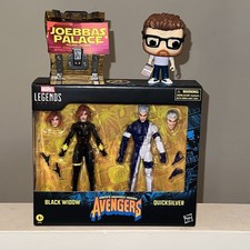 Marvel Legends Series Avengers Black Widow and Quicksilver Action Figure 2 Pack