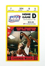 Michael Jordan 1997 NBA Finals Game 1 Ticket Stub Jordan Buzzer Beater Win