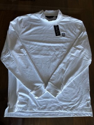 NWT MEN'S BOBBY JONES LS SHIRT, SIZE: L, COLOR: WHITE (M3.7)